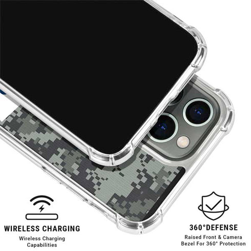 NHL Toronto Maple Leafs Camo iPhone 16 Pro Clear Case